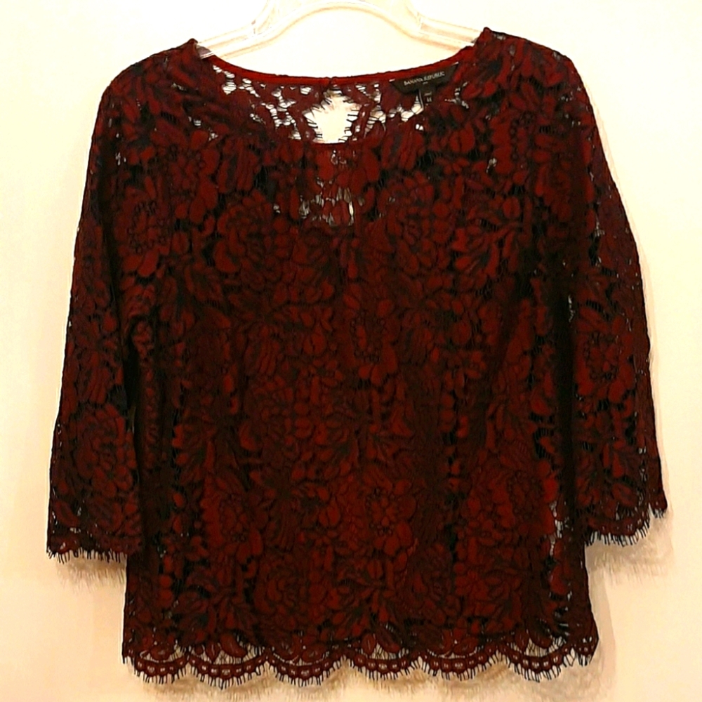 Banana Republic Women's Lace Blouse